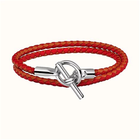 bracelets hermes femmes|bracelet hermes argent et cordon.